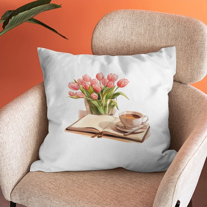 Термонаклейка DTF с принтом тюльпан