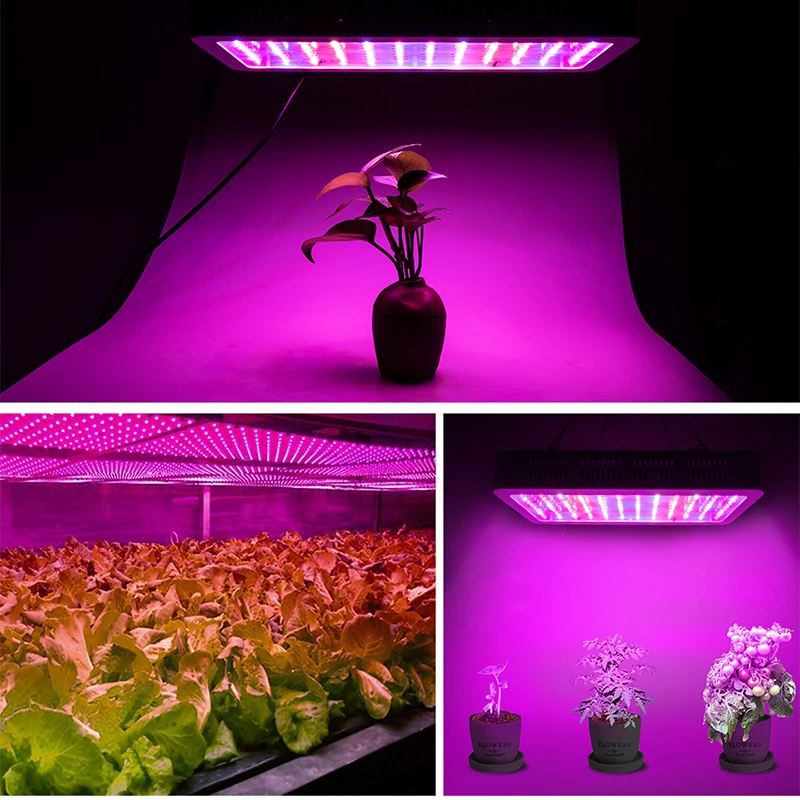 LED Plant Growth Light 300W/600W Full-spectrum Tent Planting Greenhouse Double-control Succulent Imitating Sunlight
