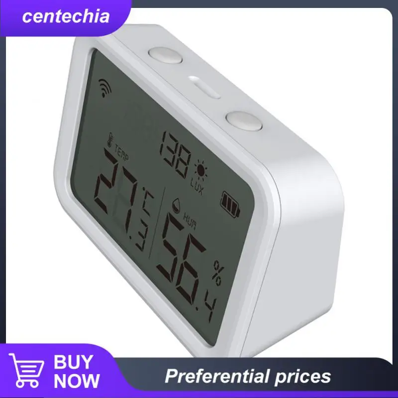 

Беспроводной внутренний индукционный детектор, Wi-Fi гигрометр, термометр, умный датчик влажности и температуры Tuya, Новый Умный дом