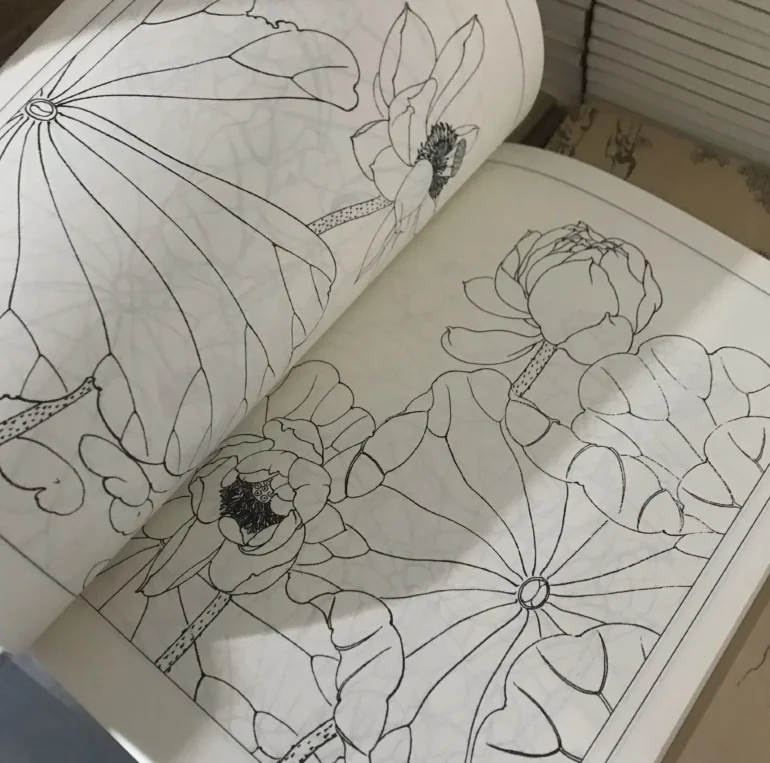 Рисунок 4 - Книга-раскраска китайская для взрослых