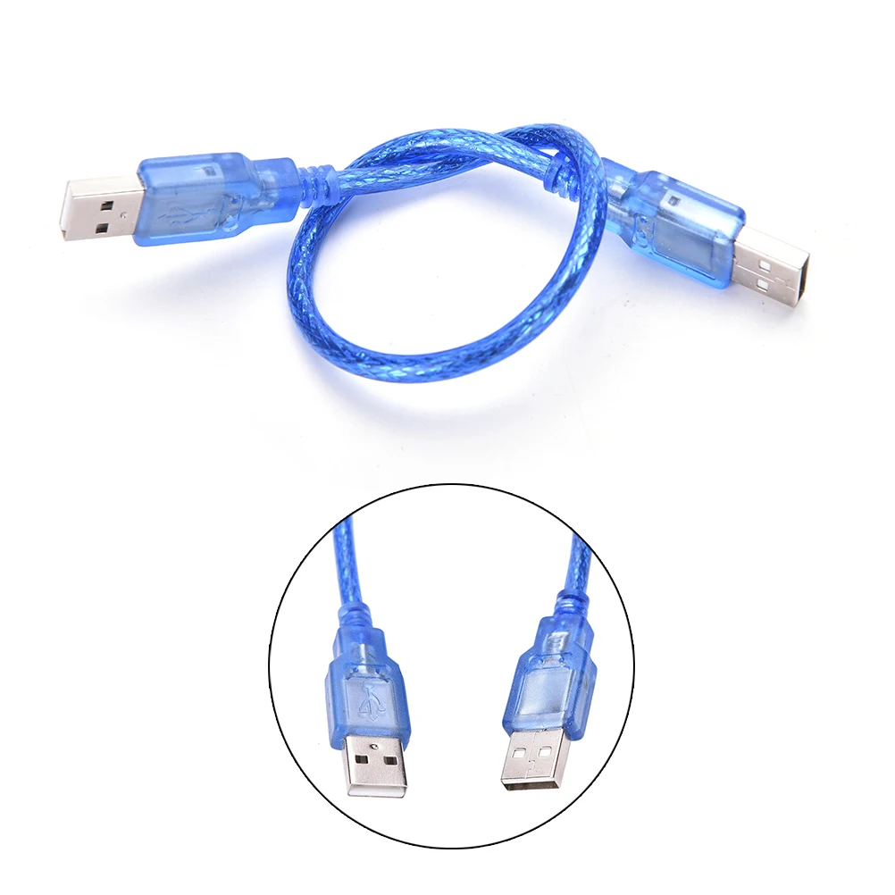 

New 30cm USB 2.0 Type A Male to USB Male Cord Adapter Data Extension Cable