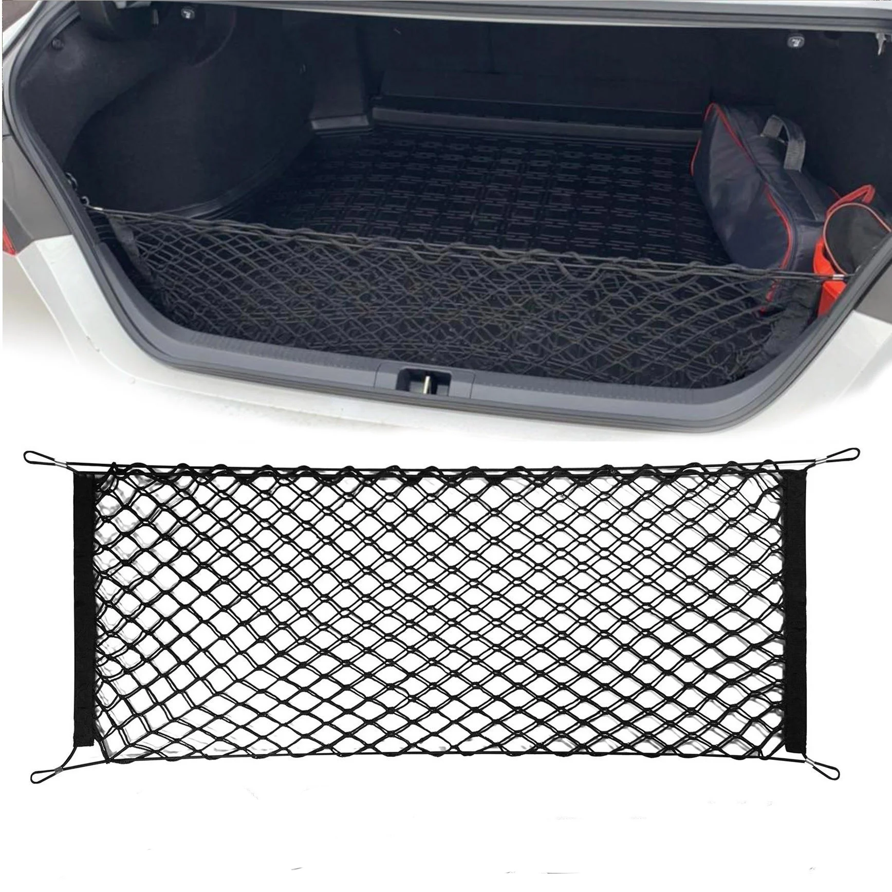 

Сетчатый Органайзер Для Багажника И Кузова Грузовика, Полиэстеровый Аксессуар Для Хранения В Грузовиках, Внедорожниках И Пикапах