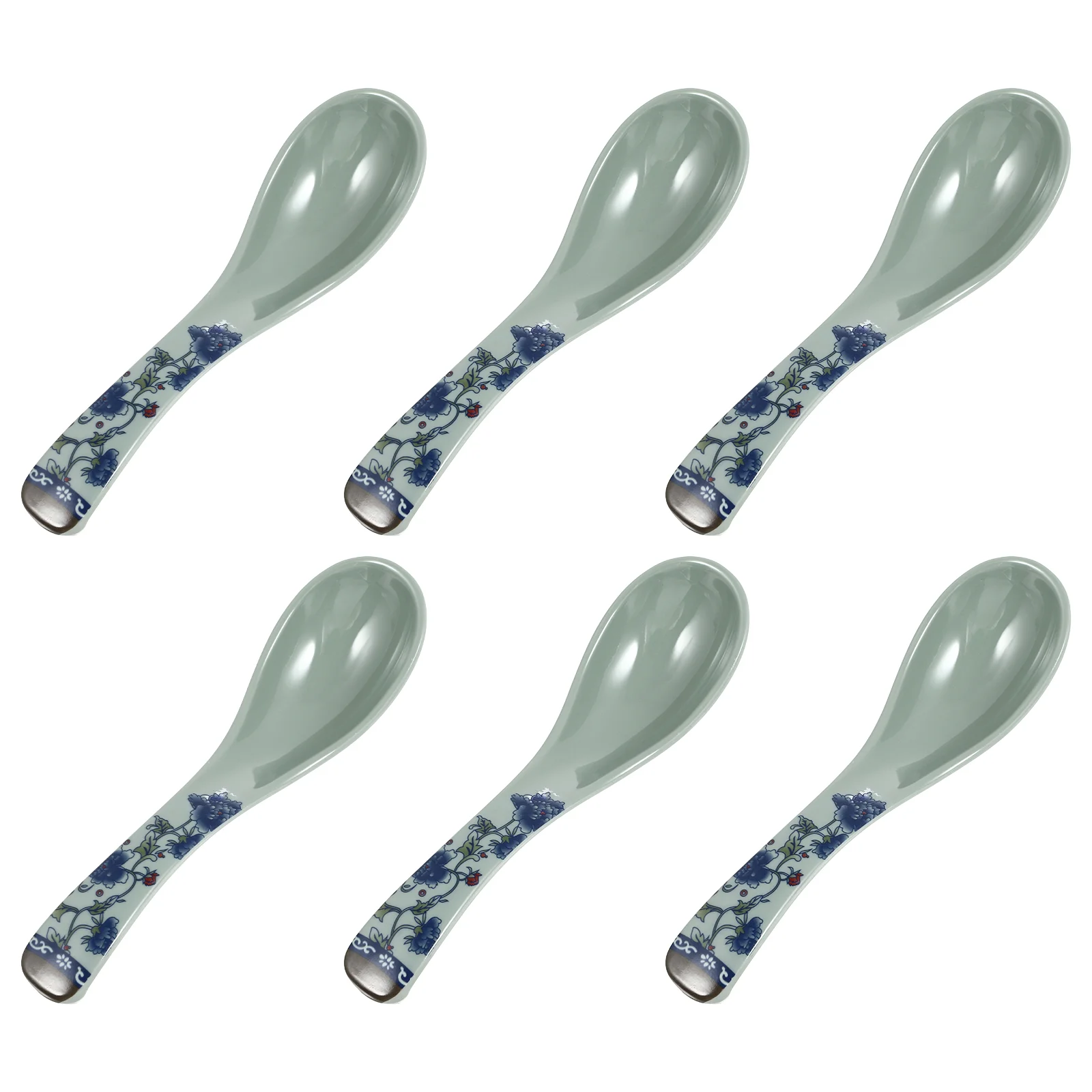 

6pcs Durable Household Spoons Durable Spoons Melamine Spoons Soup Spoons