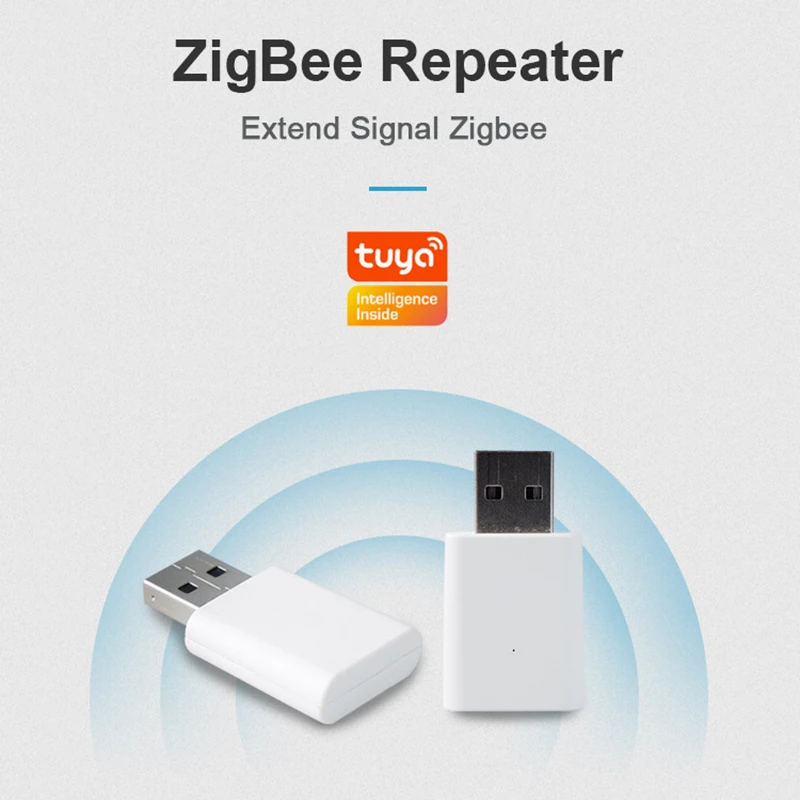 

Tuya ZigBee Signal Repeater USB Extender For Smart Life Zigbee Sensors Expand 20-30M Mesh Home Assistant Deconz Automation
