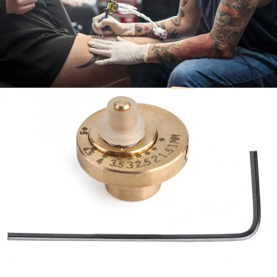 Прямой привод из нержавеющей стали тату машина Регулируемая 1-5 мм колесо мотор