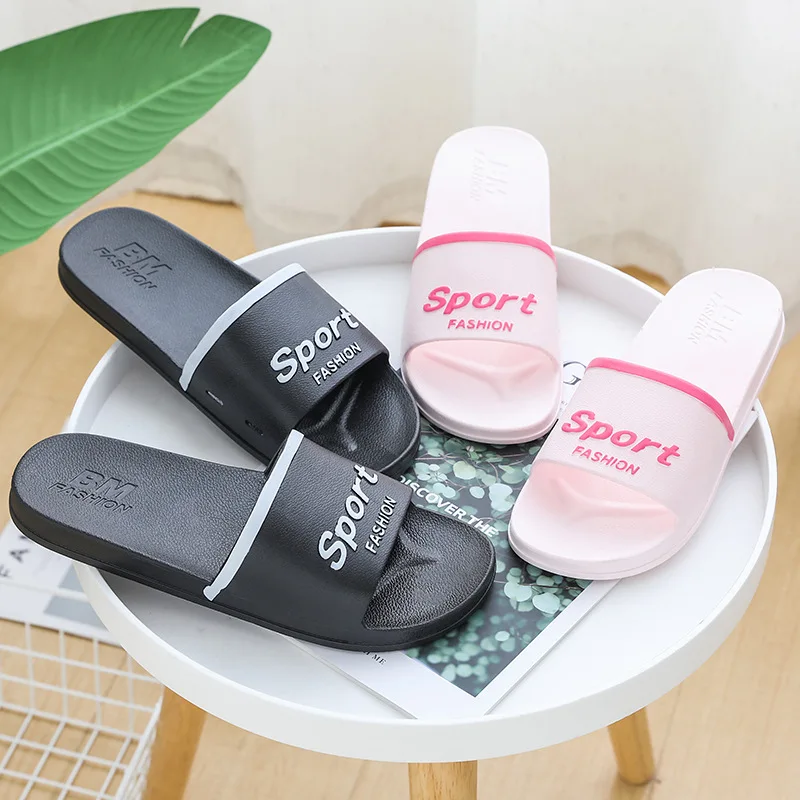 

Women's Slippers Woman Shoes For Women Indoor Bathroom Home Female Summer Couples Thick Bottom 2022 Platform Slipper Ladies Flat