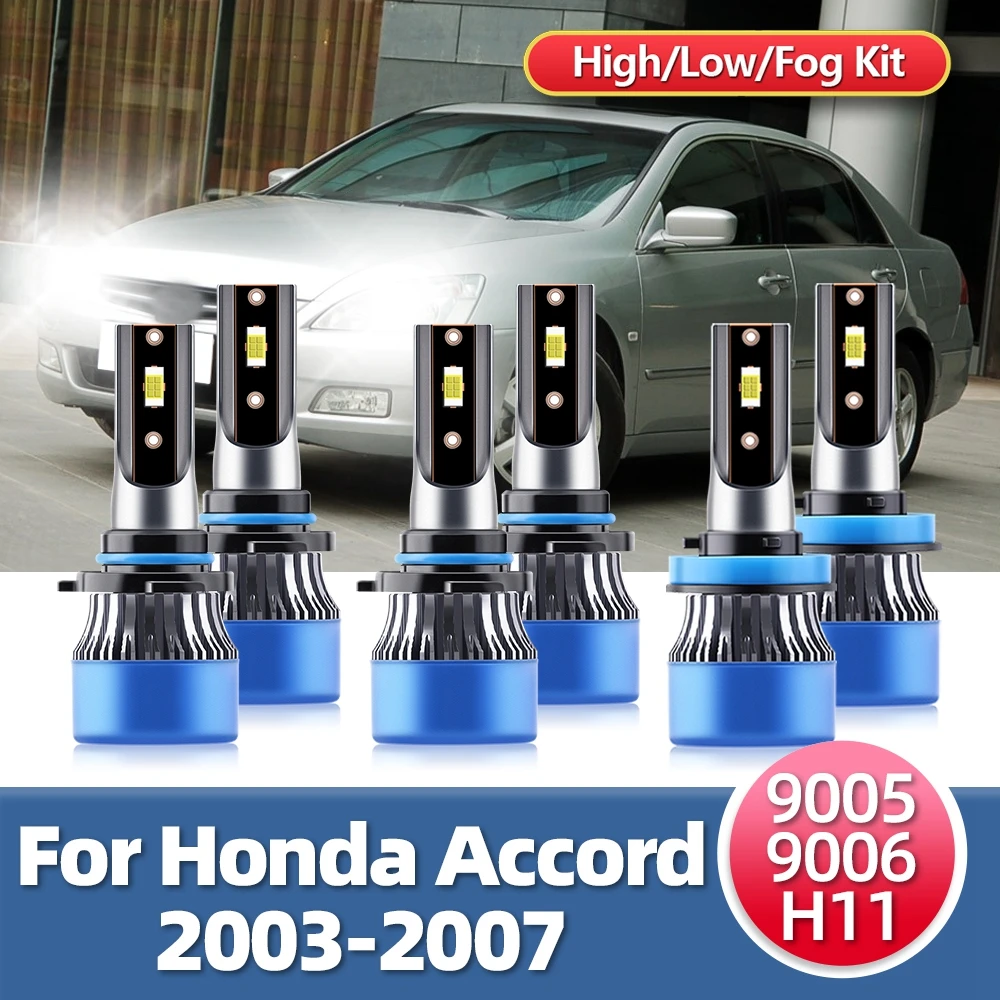 

LSlight LED Headlights Bulbs 110W 15000LM Plug and Play Easy Installation Car Lamp For Honda Accord 2003 2004 2005 2006 2007