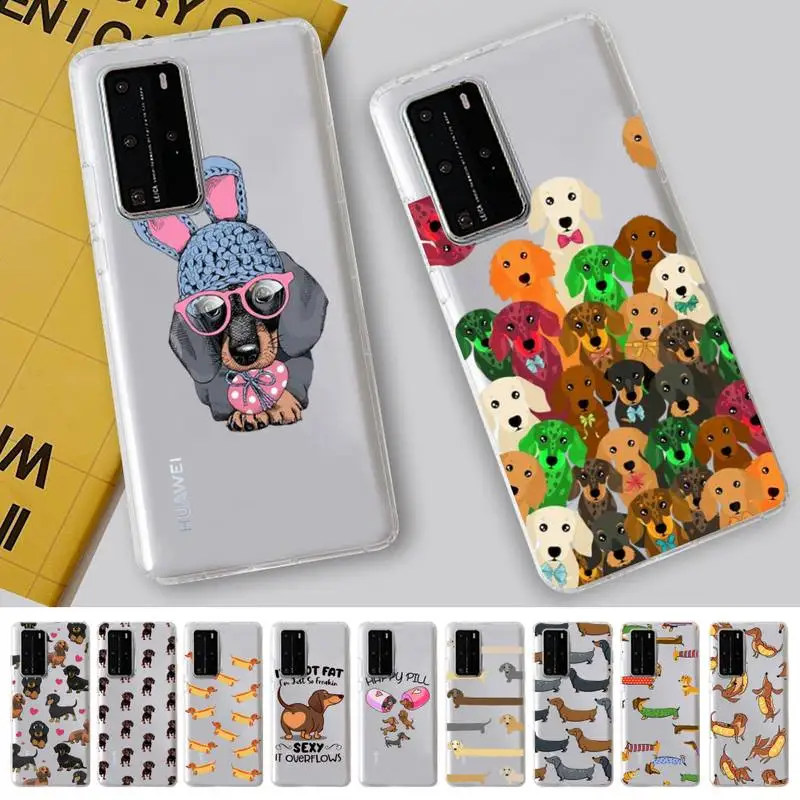 

YNDFCNB Dachshund Dog Phone Case for Samsung S20 ULTRA S30 for Redmi 8 for Xiaomi Note10 for Huawei Y6 Y5 cover