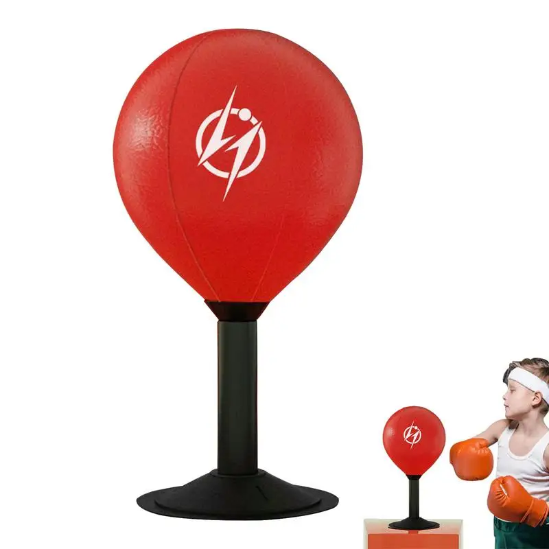 Настольная боксерская груша игрушки для управления гневом с присоской забавная