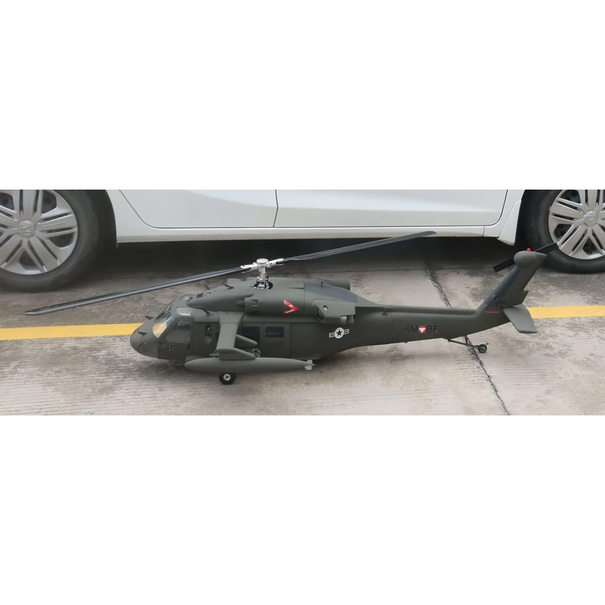 Фото Корпус вертолета ROBAN 600 Size HH-60 Black Hawk из стекловолокна для моделей вертолетов 600 размера №5