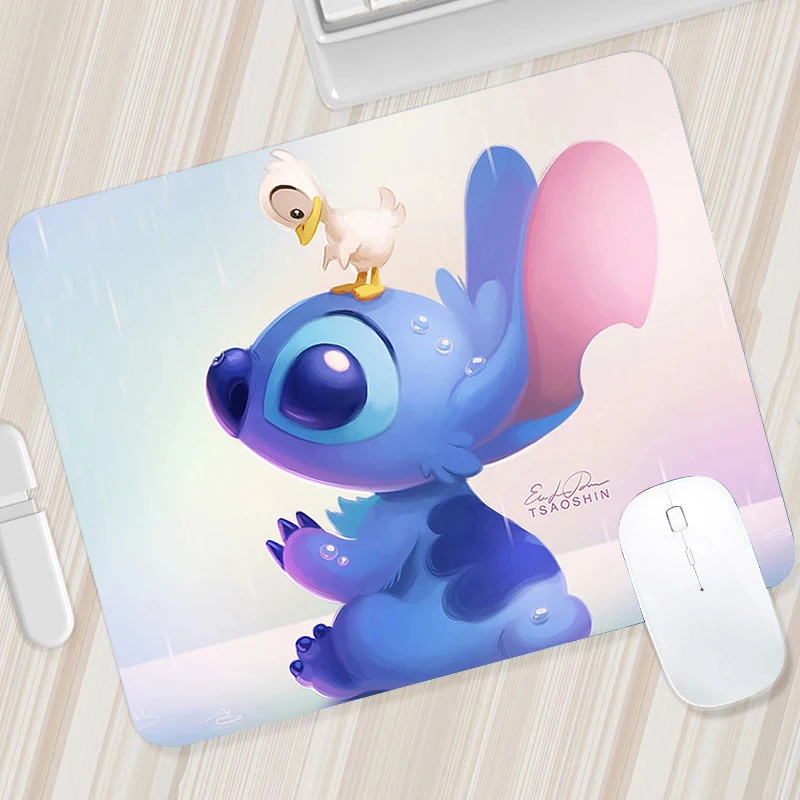 kawaii stitch mouse pad gamer computer mousepad gaming accessories mouse pad notebook laptop keyboards table cover pad desk mat free global shipping