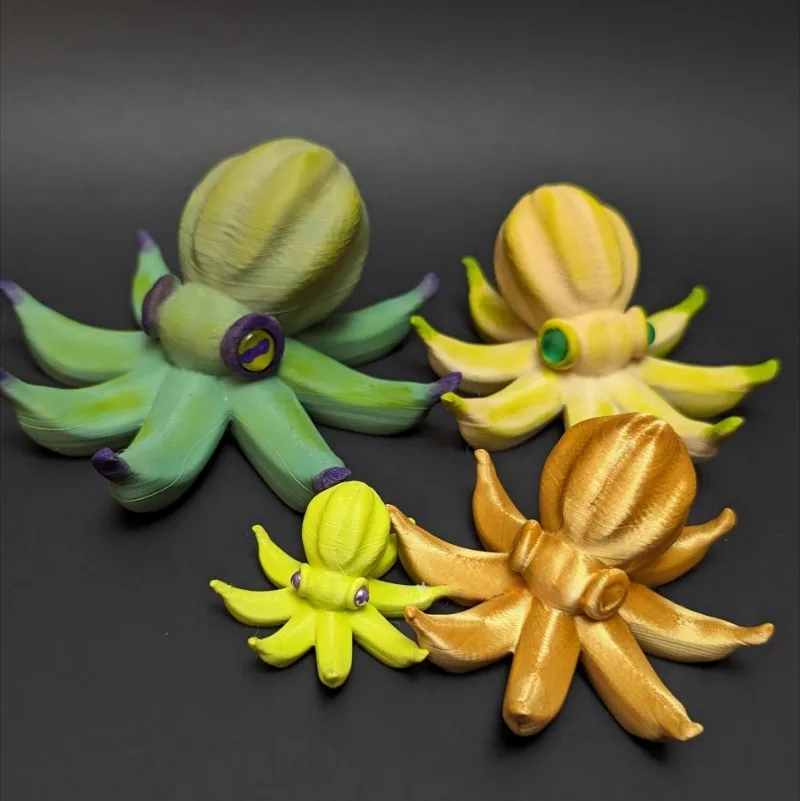 Банан-осьминог Креативные Полимерные Поделки Украшения Из Смолы