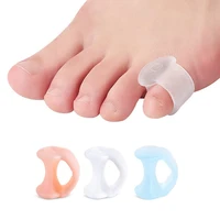1pair little toe thumb silicone gel bunion guard foot care finger toe separator hallux valgus toe separators relief foot pain