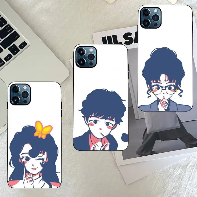 

Cute Cartoon Hand Drawn Avatar Phone Case Fundas Shell Cover For Iphone 6 6s 7 8 Plus Xr X Xs 11 12 13 Mini Pro Max