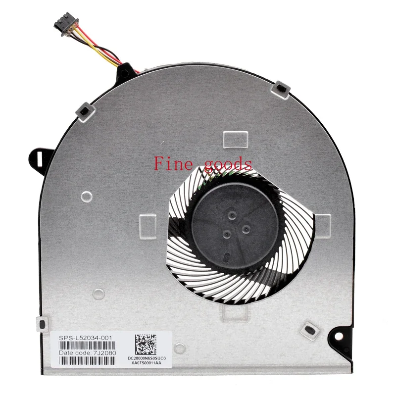 Кулер для охлаждения процессора HP 15-DU 15s-gu 15s-gy 15s-gr 15s-du NS85B23 18J34 EF50040S1-1C010-S9A SPS