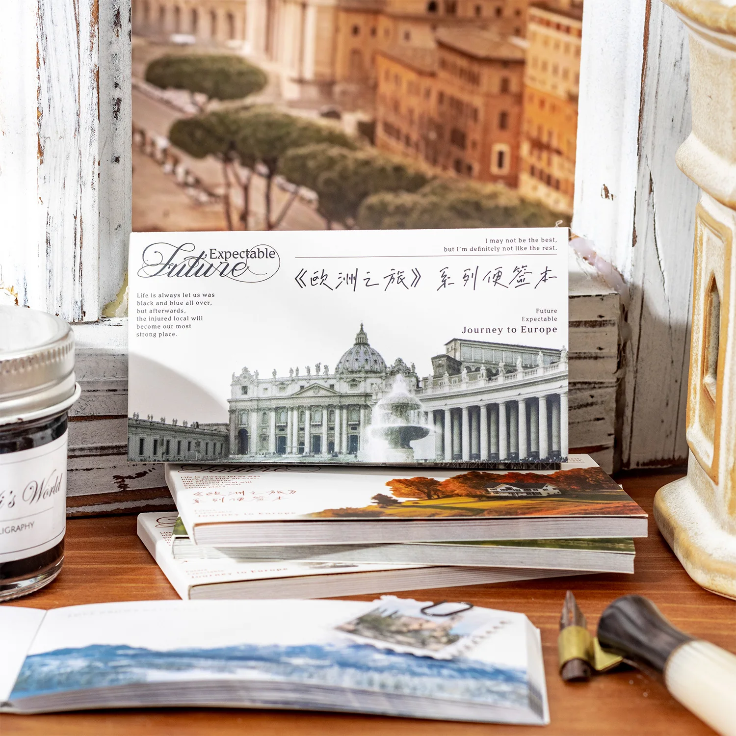 40 листов Европейский тематический материал бумага для творчества фотообои