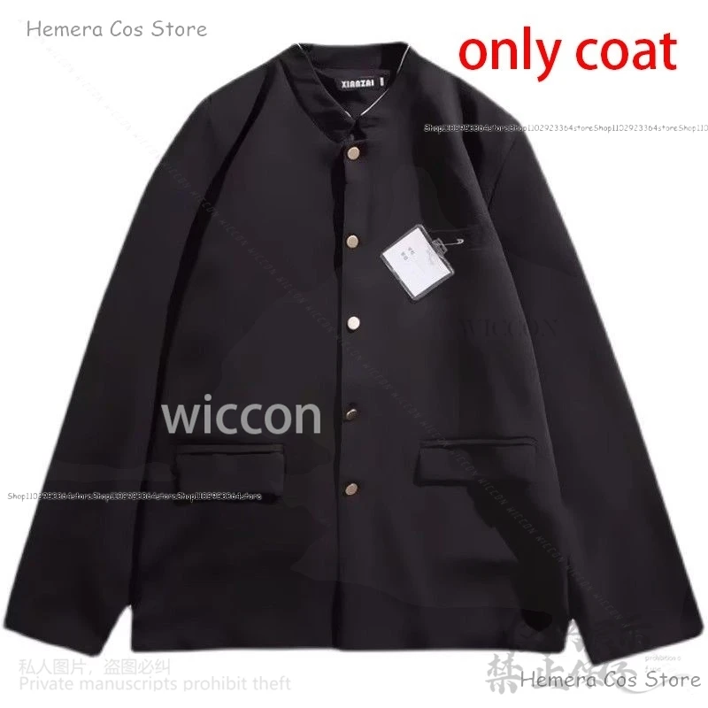 Новый аниме GinpachiSensei Косплей Takasugi Shinsuke Костюм DK Школьная форма Cos Gintamo Парик