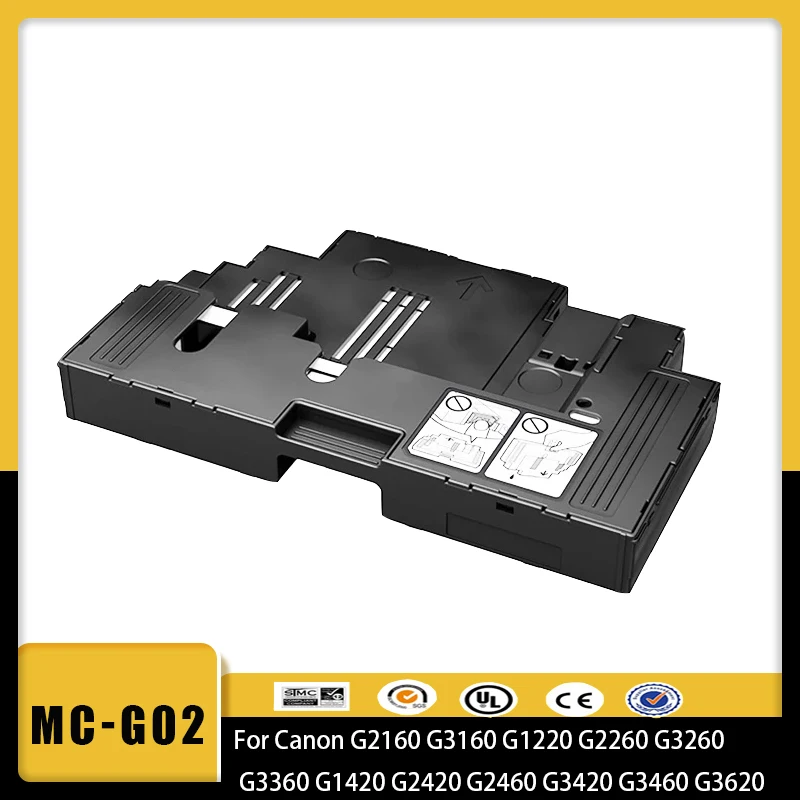 MC-G02 MC G02 MCG02 картридж для обслуживания Canon G2160 G3160 G1220 G2260 G3260 G3360 G1420 G2420 G2460 G3420 G3460 G3620