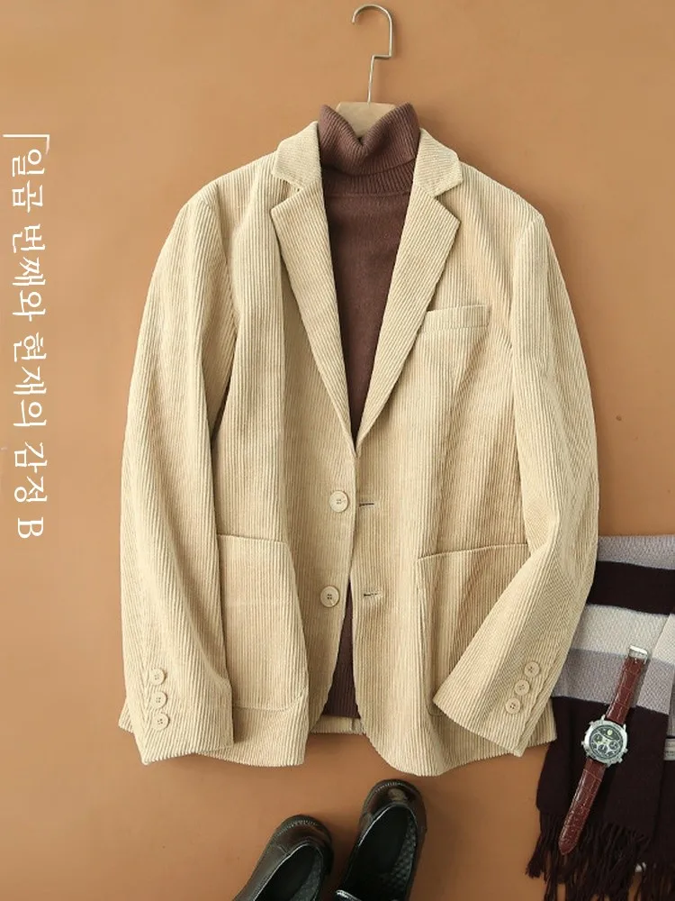 Постиранный весенне-осенний мужской новый японский модный джентльменский