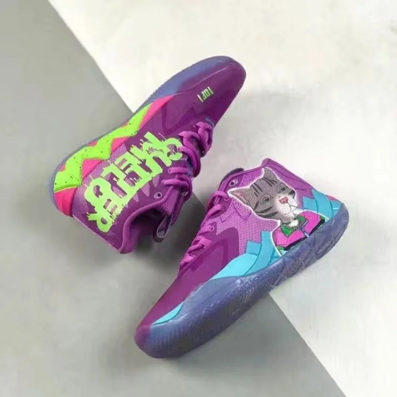 Original Big Boy Basketball Shoes Luxury Brand Designer Unisex Outdoor Sport Shoes Wearable Basketball Boots Youth Training Shoe