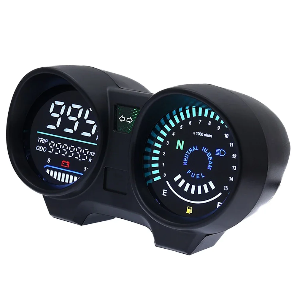 

Newest Speedometer Digital Dashboard LED Electronics Motorcycle RPM Meter For Brazil TITAN 150 Honda CG150 Fan150 2010 2012