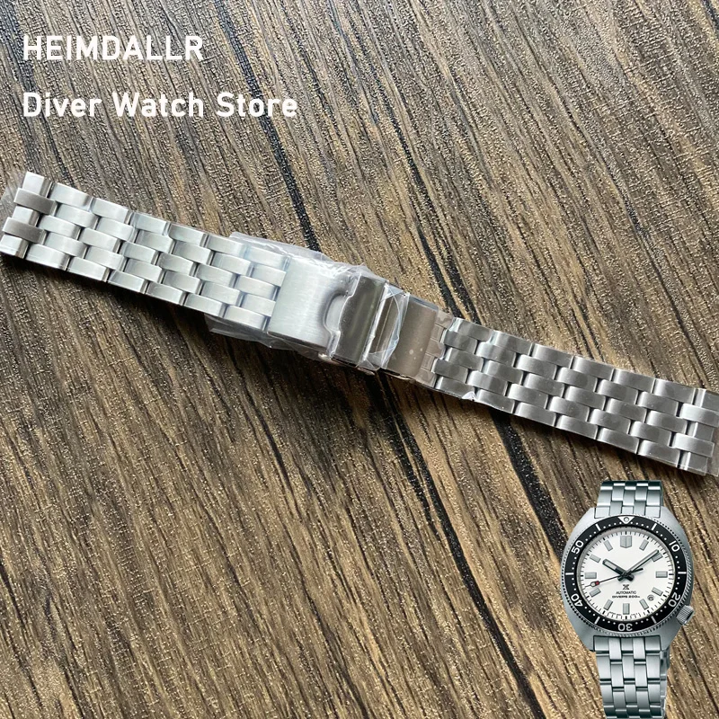 Seiko Modify Solid 20mm Width Stainless Steel Brushed Watch Bracelet Suitable For SPB313J1/315J1 Slim Turtle Diver Watchband