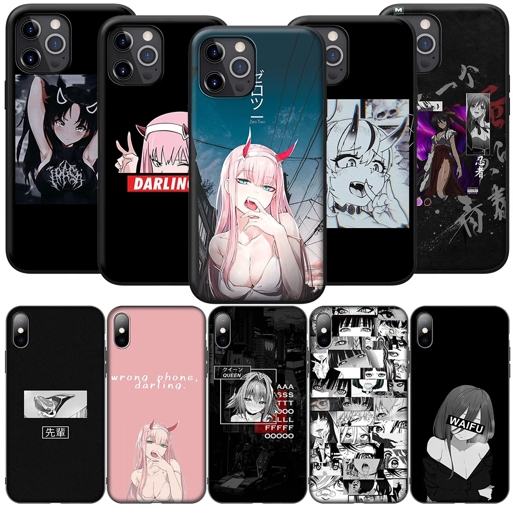 Японский чехол для телефона вайфус A-Ahegaos Samsung Galaxy A55 A53 A52 A51 A21S A21 A22 A24 A25 A13 A12 A11 M15 M55