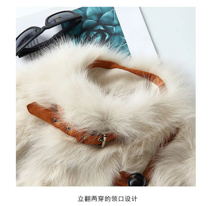 New Faux-fur Fashion Coat for Autumn and Winter 2022 Women's Medium and Long Wear Fur on Both Sides As One Young Coat