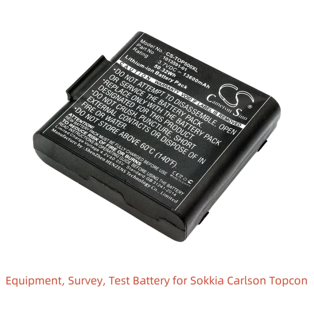 Литий-ионная батарея для Sokkia Carlson Topcon 3 7 В 13600 мАч SHC-5000 RT3 FC-5000 1013591 -01