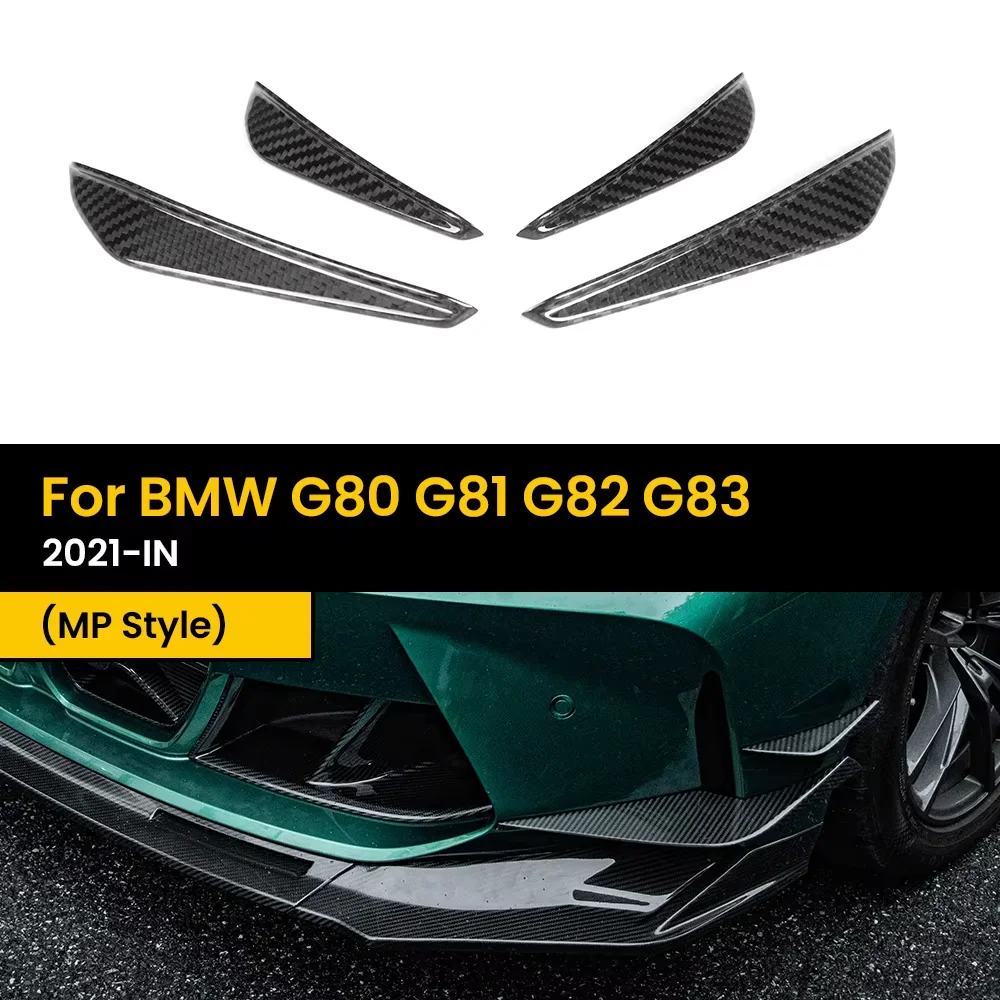 

Передний Canard из настоящего сухого углеродного волокна для BMW G80 G81 G82 G83 MP Style 2021-IN, 4 шт./компл.