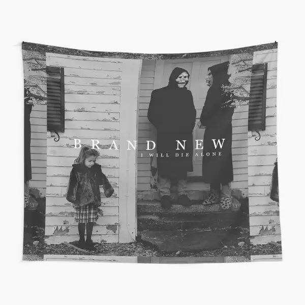 

Brand New I Will Die Alone Tapestry Hanging Wall Room Yoga Colored Bedspread Mat Bedroom Home Towel Travel Printed Beautiful