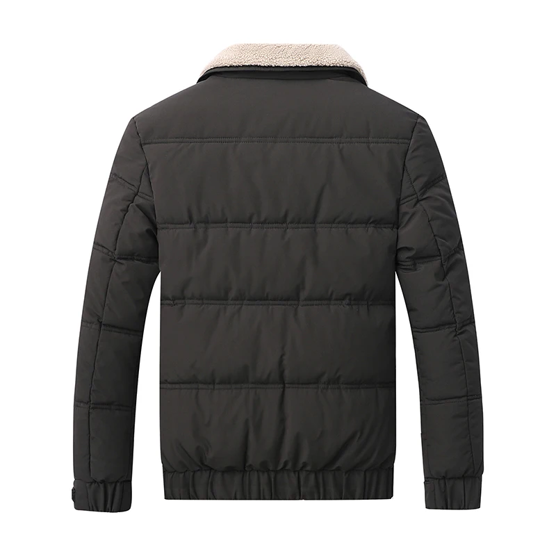 VARSANOL Winter Thick Parka Jacket Men 2022 Casual Fur Collar Warm Men's Jacket Big Pocket Jackets Coats Plus Size Homme Clothes