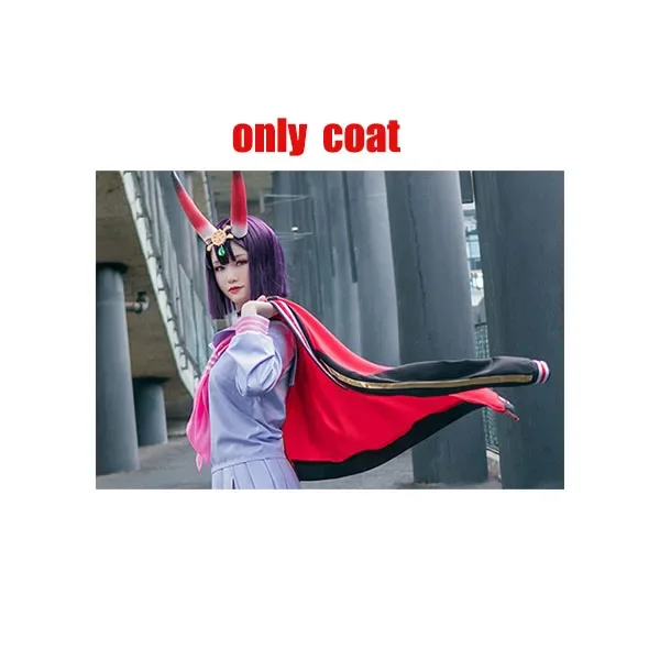 Fate/Grand Order Assassin Shuten-douji Cos Woman JK Сексуальная униформа моряка Косплей Костюм Хэллоуин