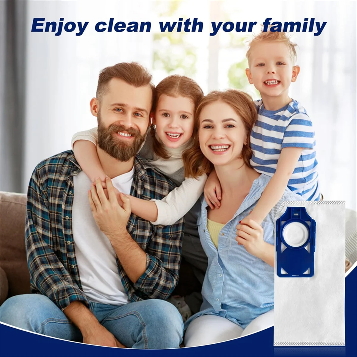 8 шт. сменные вакуумные пакеты HEPA для Riccar Brilliance R30D R30P R30PET и Simplicity Synchrony S30D S30P S30PET