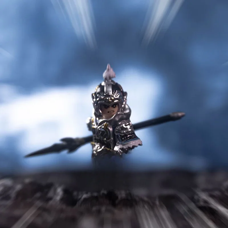 MOC три королевства персонажи строительные блоки человек модель украшения