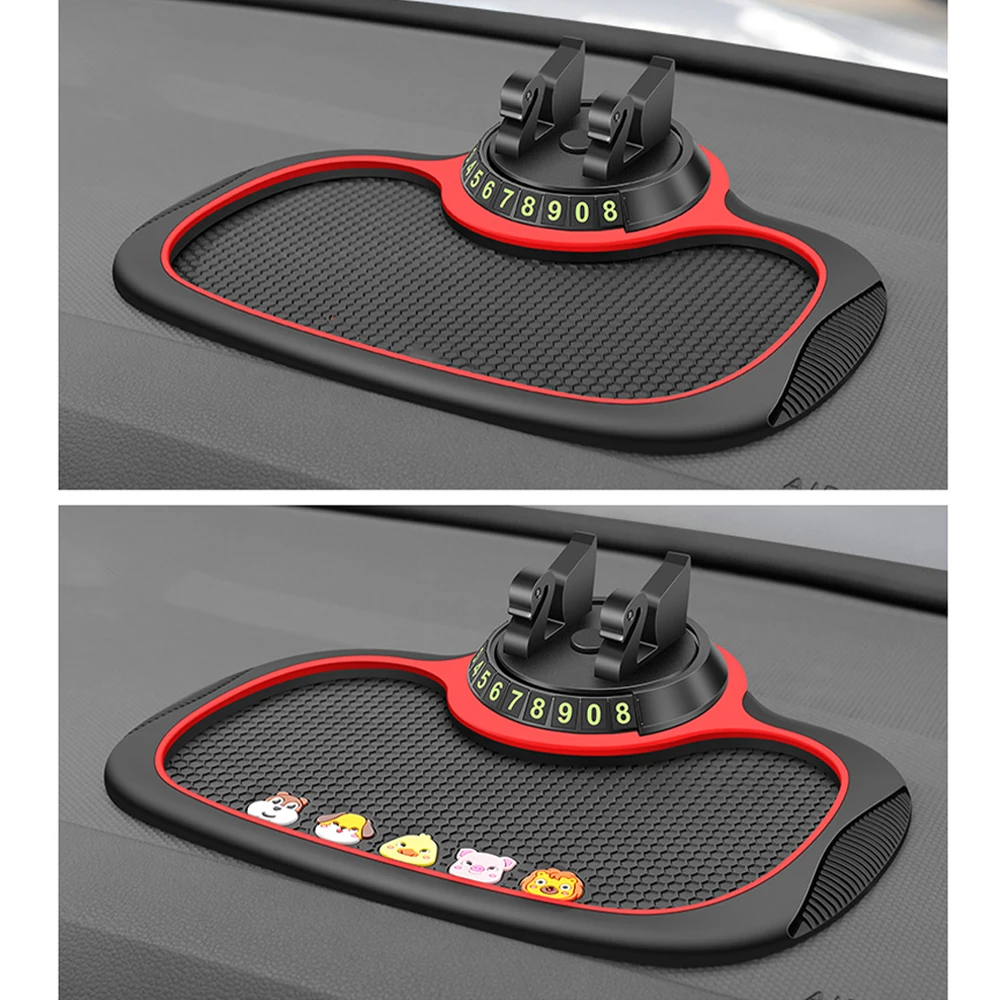 Многофункциональный автомобильный Противоскользящий коврик держатель телефона
