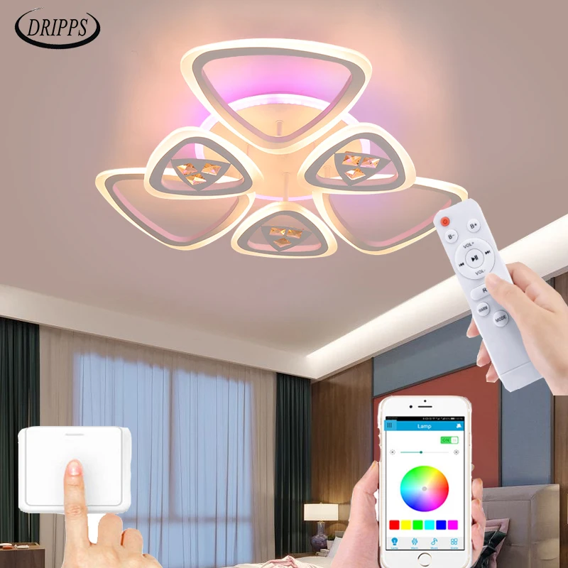 Современный светодиодный потолочный светильник для гостиной люстра спальни