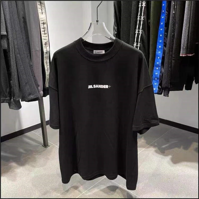 

Men JIL SANDER Loose Oversized Streetwear T Shirt Women Fashion T-shirt Top Hip Hop Vintage Tees Male Tshirt Casual Clothing