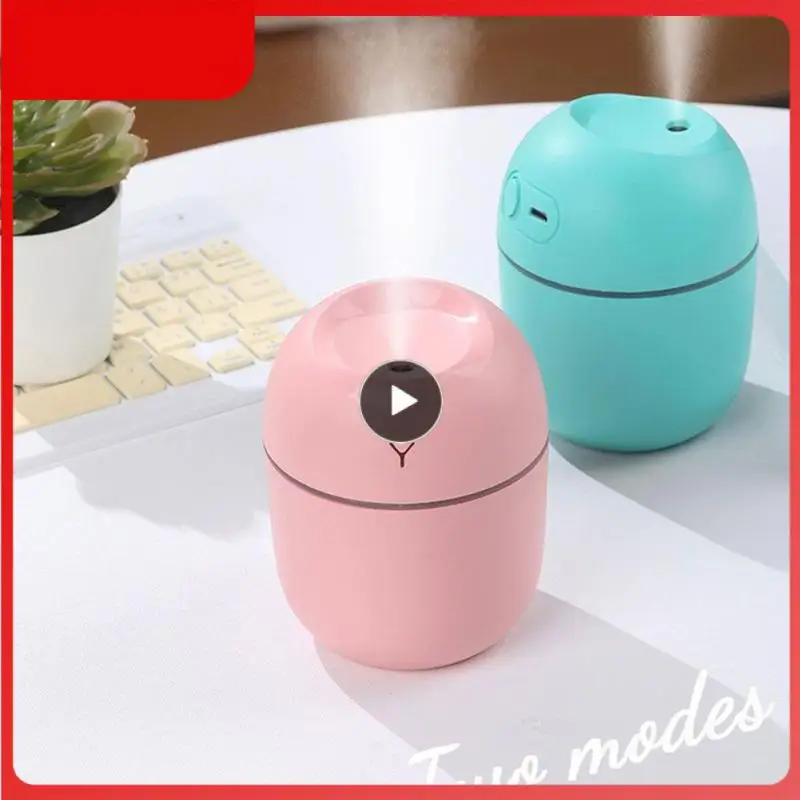 

250ML Mini Ultrasonic Air Humidifier Romantic Light USB Essential Oil Diffuser Car Purifier Anion Mist Maker With LED Lamp
