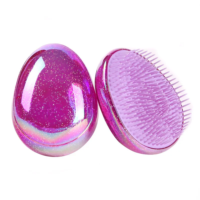 Baby Care Girl Hair Brush Egg Round Hair Comb Soft Styling Tools Hair Brushes Environmental Protection Safety with High Demands