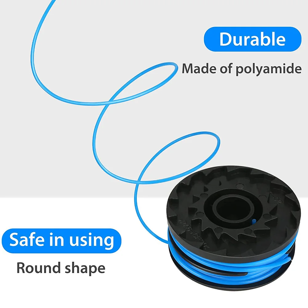 

3*Spools For Kobalt 20FT Spool 0.065In Trimmer Line For KST120X String Trimmer Replacement Strimmer Head Cover Reliable