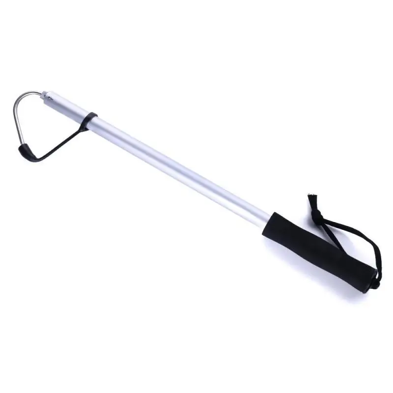 

120CM Stainless Steel Gaff Hook Spearfishing Control Fishing Telescopic Winter Ice Fishing Speargun Fishing Harpoon Gear