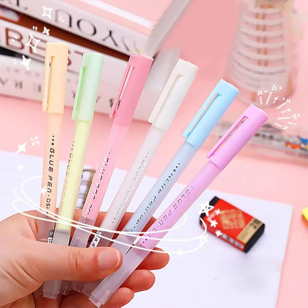 

Office Supply DIY Scrapbooking High Viscosity Student Stationery Pen Shape Glue Stick Dot Glue Pen Adhesives Glue Pen