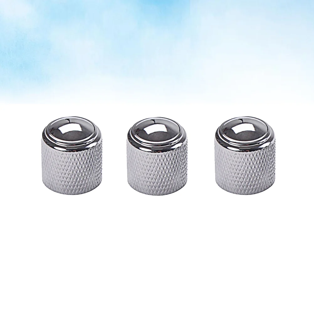 

3pcs Control Knob Metal Volume Tone Aluminum Alloy Accessories Guitar Parts Control Knob for Musical Instrument Bass
