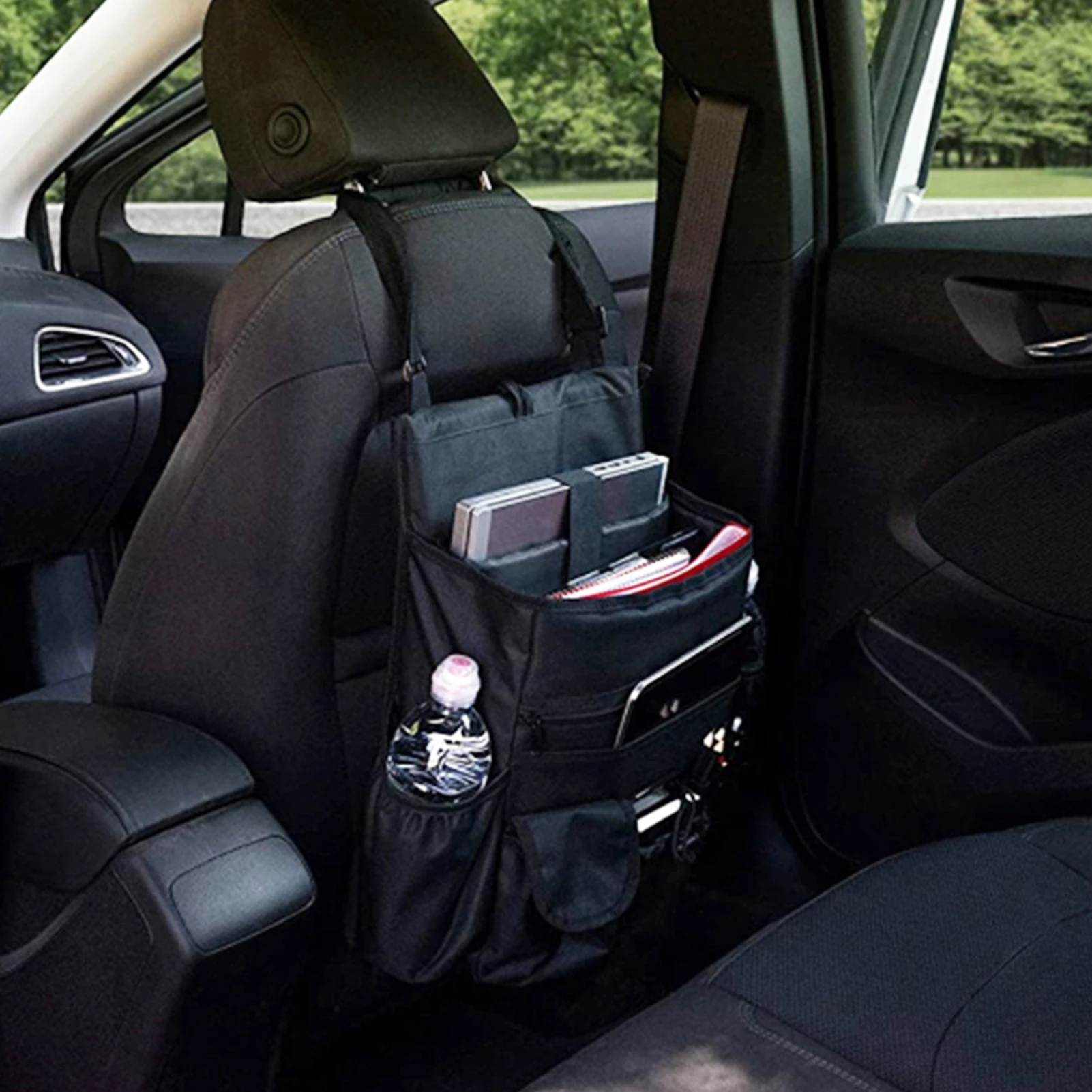 

Универсальный автомобильный органайзер, защитная подвесная сумка для хранения, множество карманов, для сбора, для хранения порядка в автом...