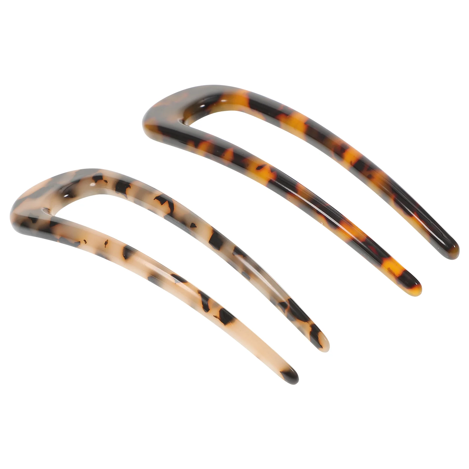 

2 Pack U- Shape Hairpins Metal U Shaped Hair Clip Bride Fork Sticks Alloy Vintage Hair Hairstyle Chignon for Wedding Party