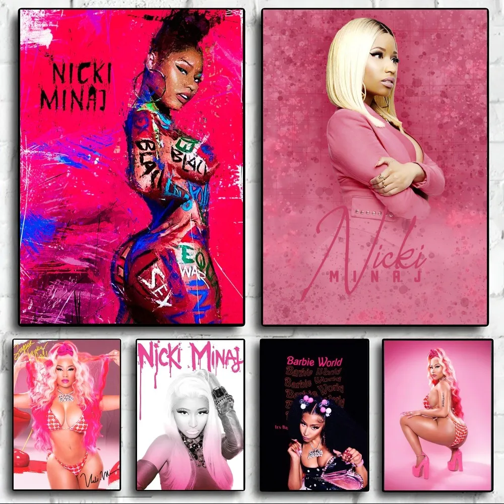 

Певица Горячая N-Nicki Minaj плакат Настенные картины для гостиной осенний Декор