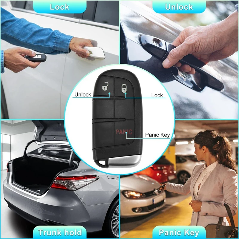 Брелок для ключей с дистанционным управлением без ключа Chrysler 300 Dodge Charger Challenger Dart