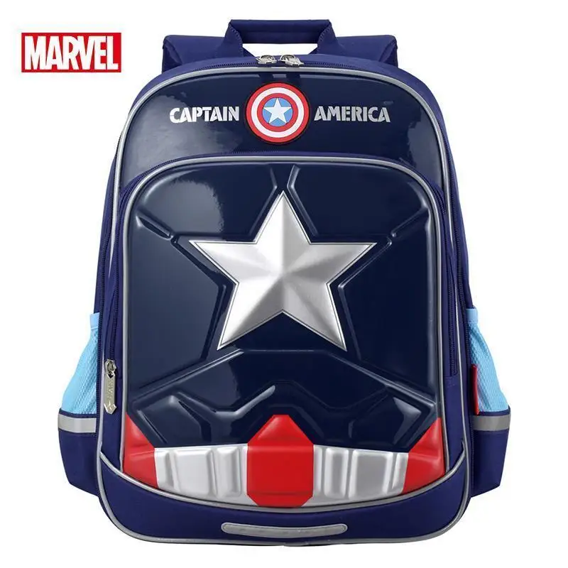 Disney Schoolbag Primary School Ultralight Boys 6-12 Years Old Boys Captain America Children's Backpack