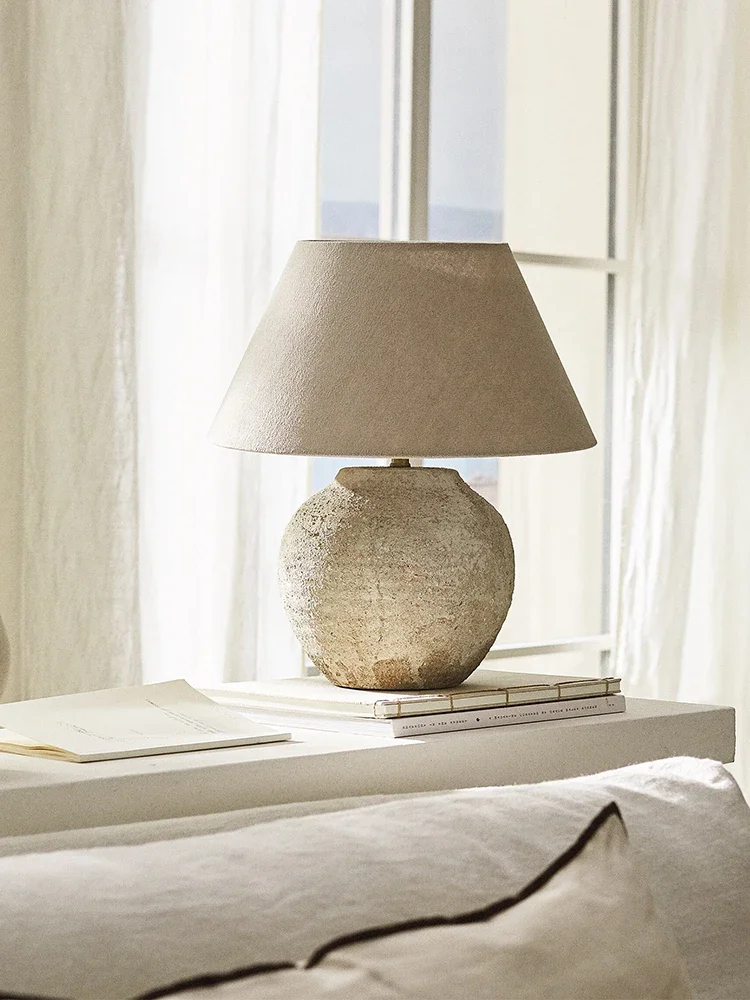 Wabi-sabi ветровая настольная лампа в японском стиле для спальни гостиной кабинета